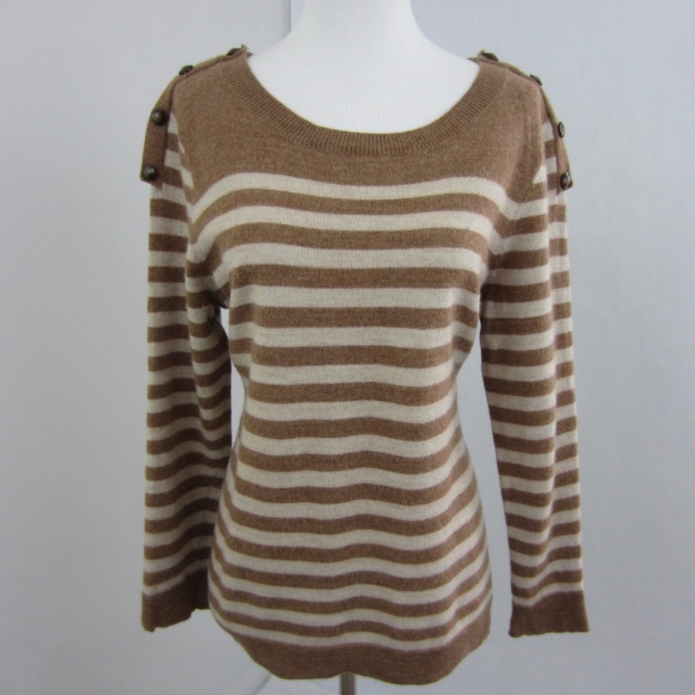 100% Merino Wool Striped Sweater